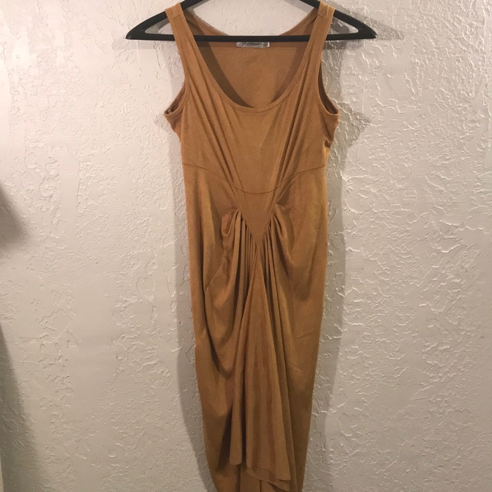 Suede Camel colored Dress